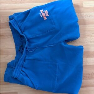 White Fox Boutique Blue Sweat Shorts